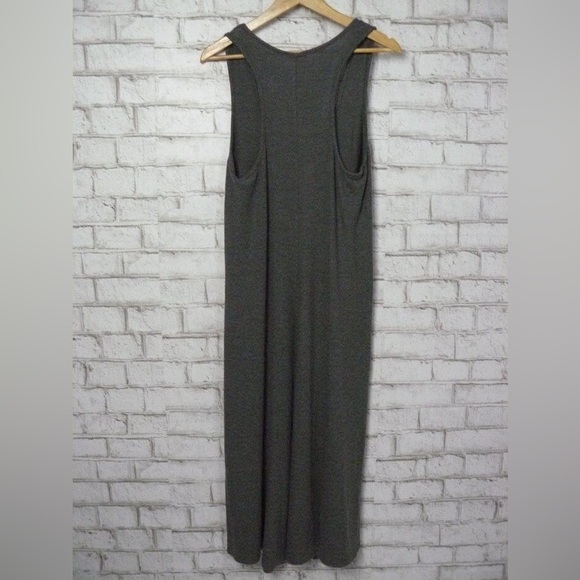 Calme by Johnny Was Gray Throw On Cozy Sweater Tank Dress - Picture 2 of 7